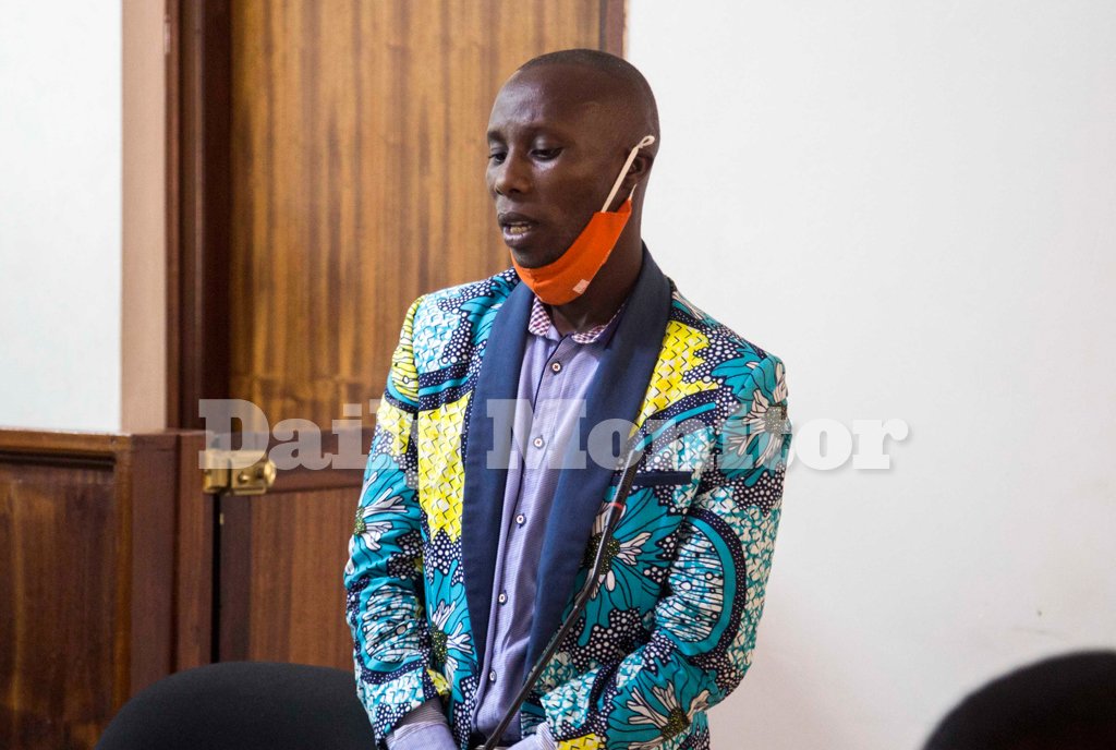 Mr Didas Mpagi alias Bakulu, a pastor who was convicted of sodomising at least 13 pupils pictured in court as he waited to be sentenced on October 8, 2021. PHOTO/ISAAC KASAMANI