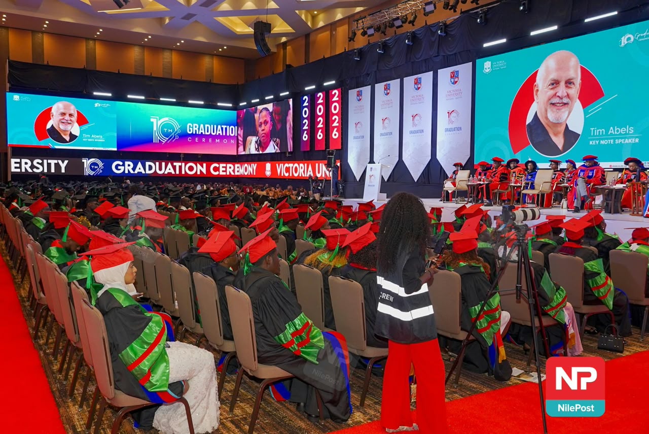 Graduation ceremony at Victoria University Uganda